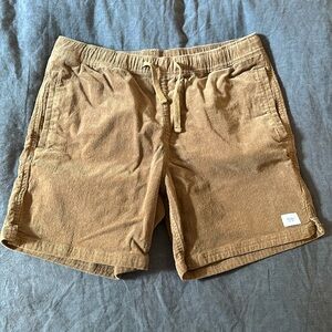 Brown corduroy katin shorts